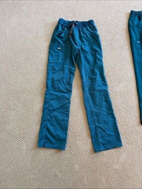 Teal Women's Drawstring Utility Pants